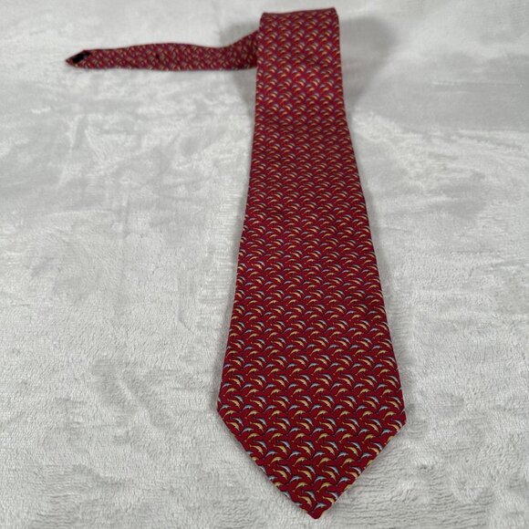 Brooks Brothers Makers Men Tie Silk Made in USA Printed in Italy W 3 7/8 L 59.5 - Picture 3 of 9